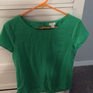 Jcrew short sleeve blouse